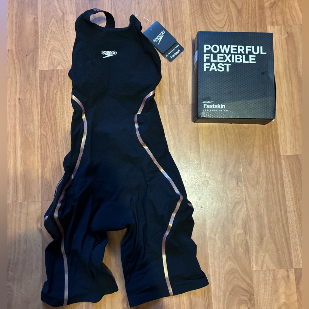 Speedo Fastskin LZR Pure Intent Open Back Kneeskin Tech Suit BRAND NEW